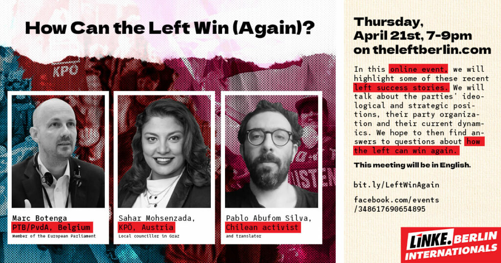 LIVE: How Can the Left Win (Again)? – The Left Berlin