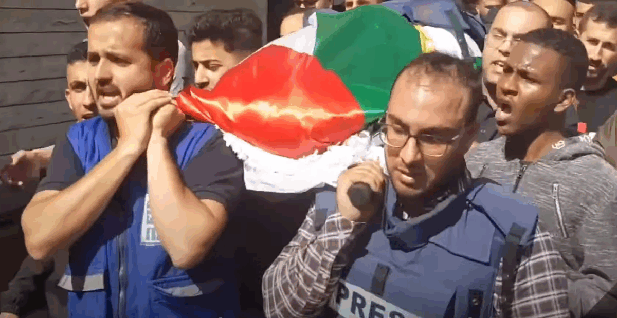 Funeral of Palestinian journalist Shireen Abu Aqleh after her assassination in Palestine