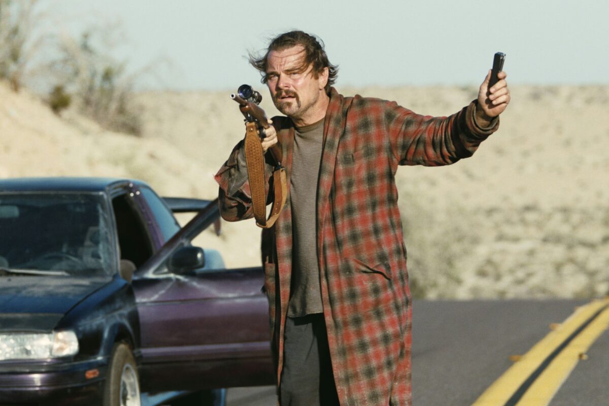 Leonardo DiCaprio in one of his scenes in One Battle After Another.